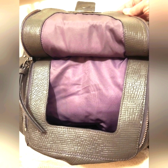 Kooba Jonnie Grey Textured Leather Tote - Picture 5 of 6